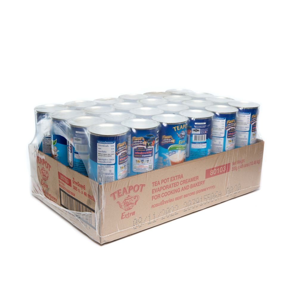 ทีพอท เอ็กซ์ตร้า ครีมเทียมข้นจืด 385 กรัม แพ็ค 48