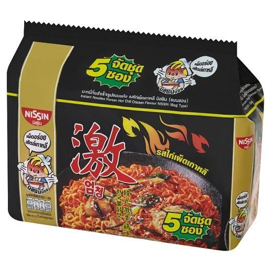 NISSIN BAG SPICY KOREAN 60G. PACK 5