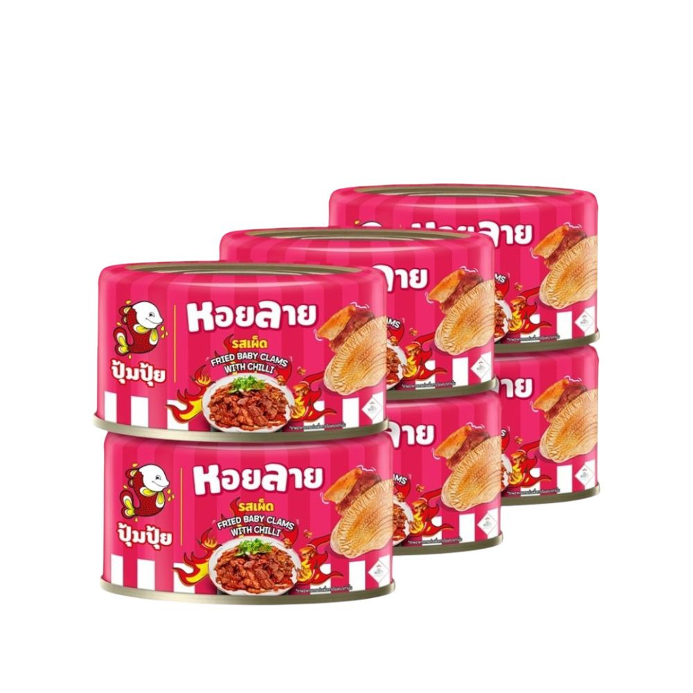 PUMPUI BABY CLAM 70G. PACK 6
