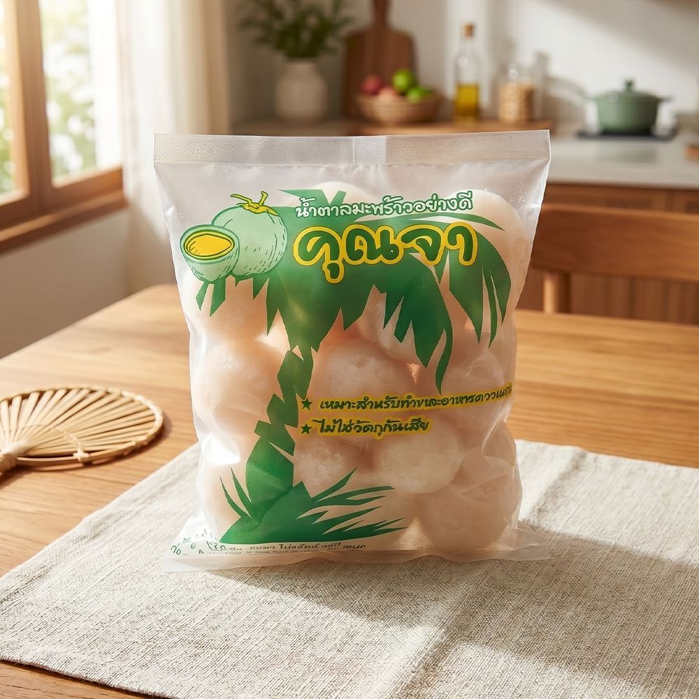 KHUNJA COCONUT PLAM SUGAR IN BOWL 500 G