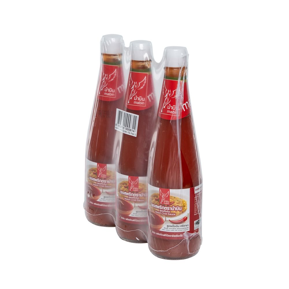 ม้าบินซอสพริก 640 กรัม X3