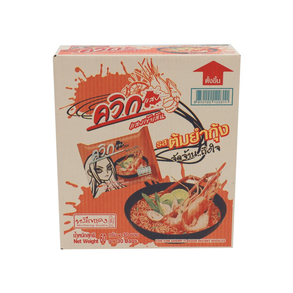 ไวไวควิกบะหมี่รสต้มยำกุ้ง 60ก.X30