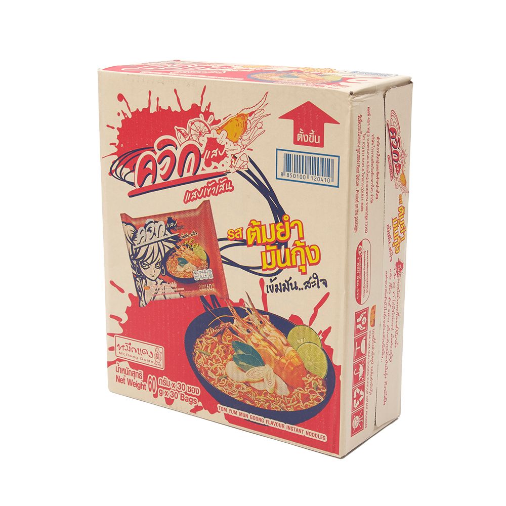 ไวไวควิกบะหมี่รสต้มยำมันกุ้ง 60ก.X30