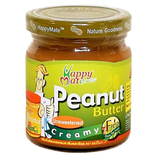 HAPPYMATE UNSWEETENED PEANUTBUTTERCREAMY