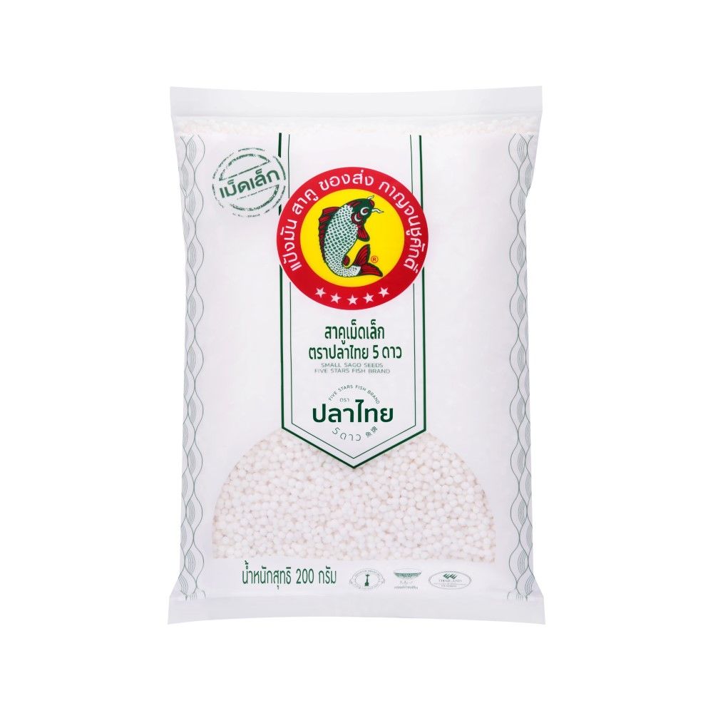 THAI FISH 5 STARS SMALL SAGO200G