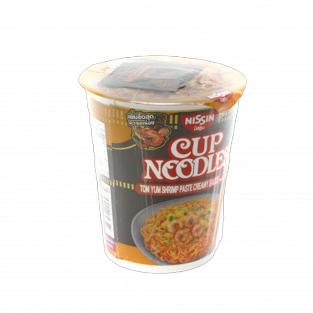 นิสชินคัพรสซอสครีมต้มยำมันกุ้ง 73 กรัม