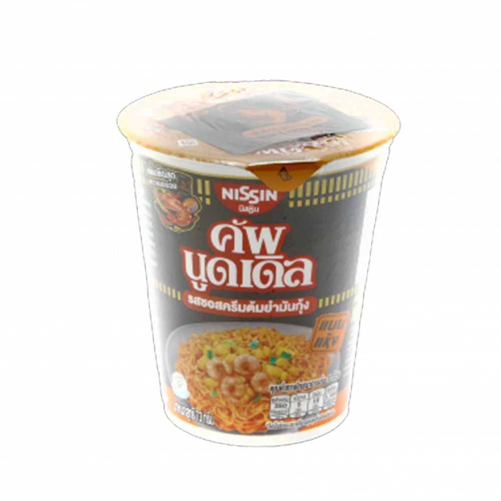 นิสชินคัพรสซอสครีมต้มยำมันกุ้ง 73 กรัม