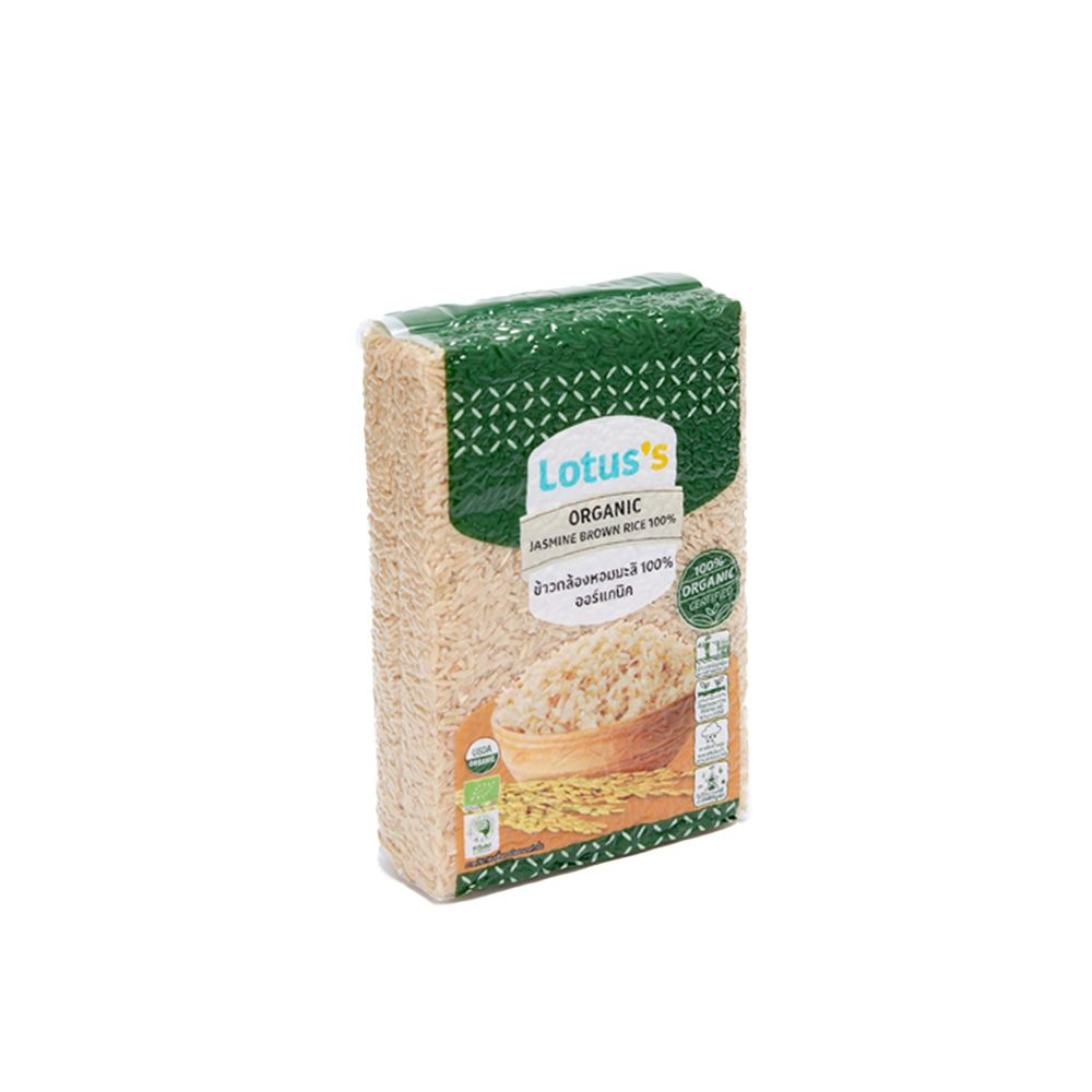 โลตัสข้าวกล้องหอมมะลิ100% ออร์แกนิค 1 กก