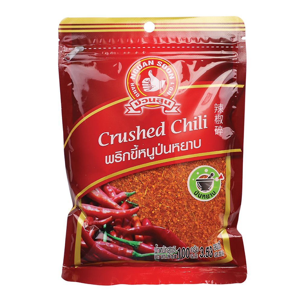 HAND BRAND CRUSHED CHILI 100 G