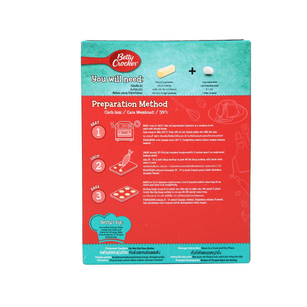 BETTY CROCKER CHOCOLATE CHIP COOKIE 430G