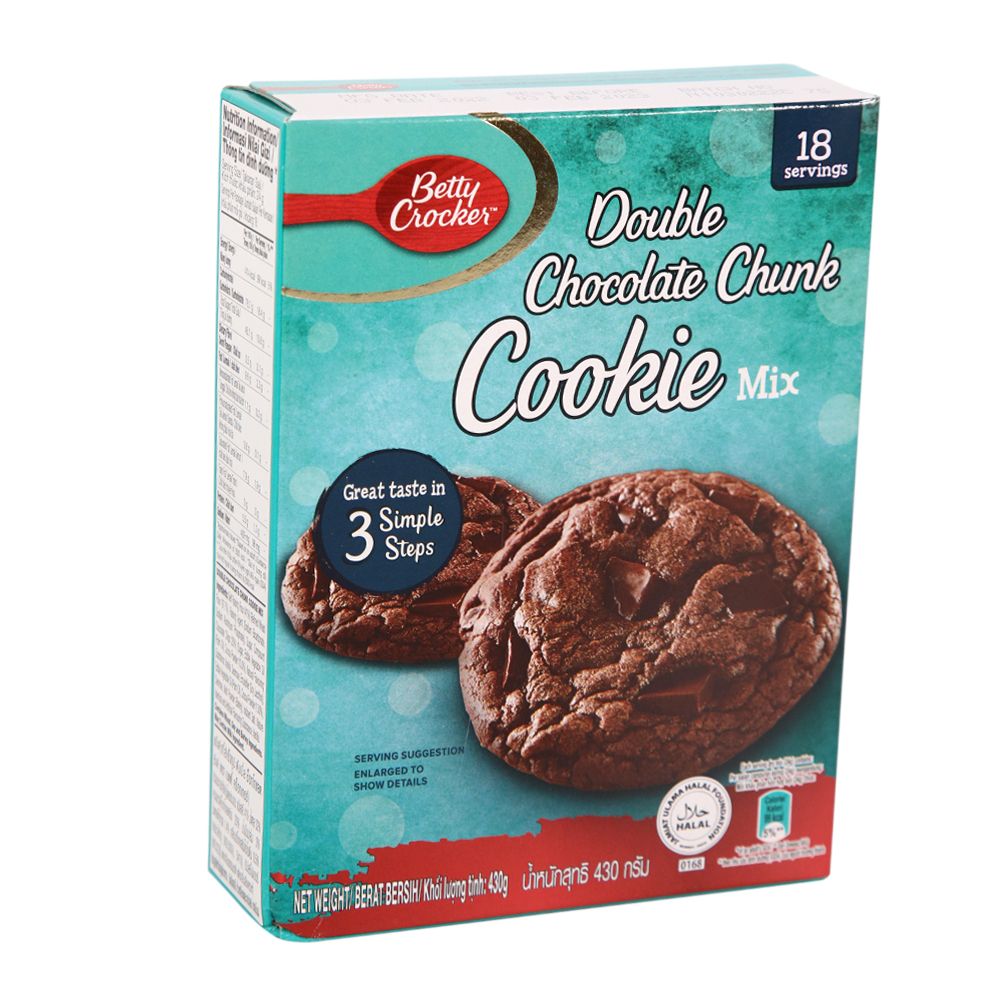 BETTY CROCKER DOUBLE CHOC CHUNK 430G