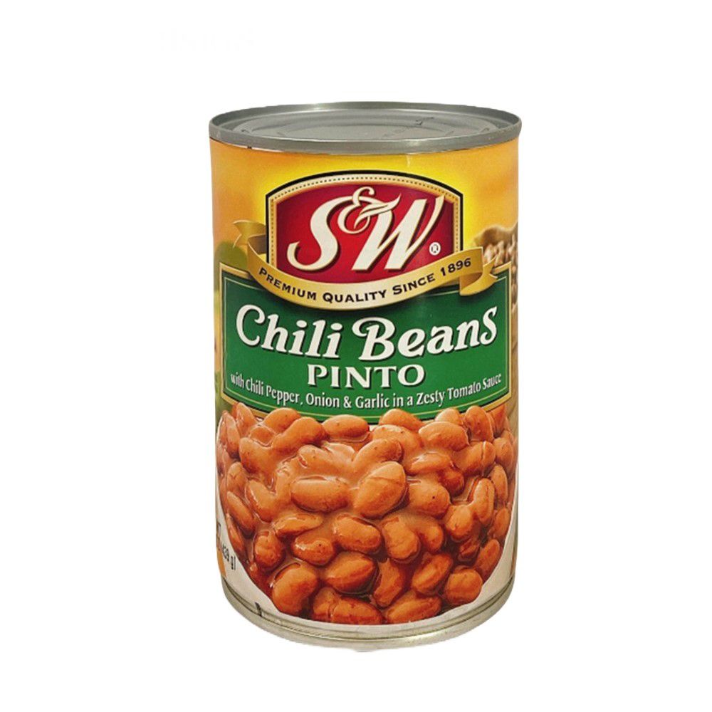 S AND W CHILI BEANS 15.5 OZ.(439 G.)