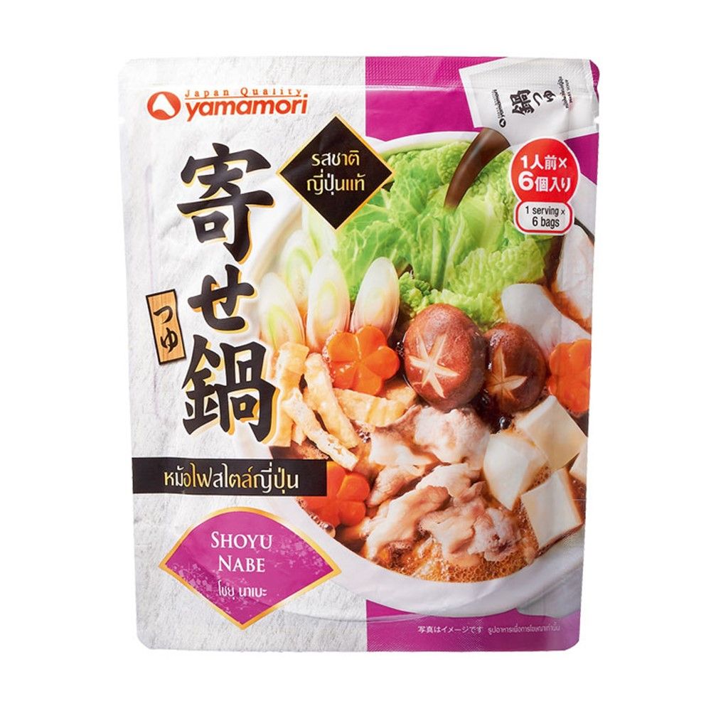 YAMAMORI SHOYU NABE SOUP 27ML PACK6