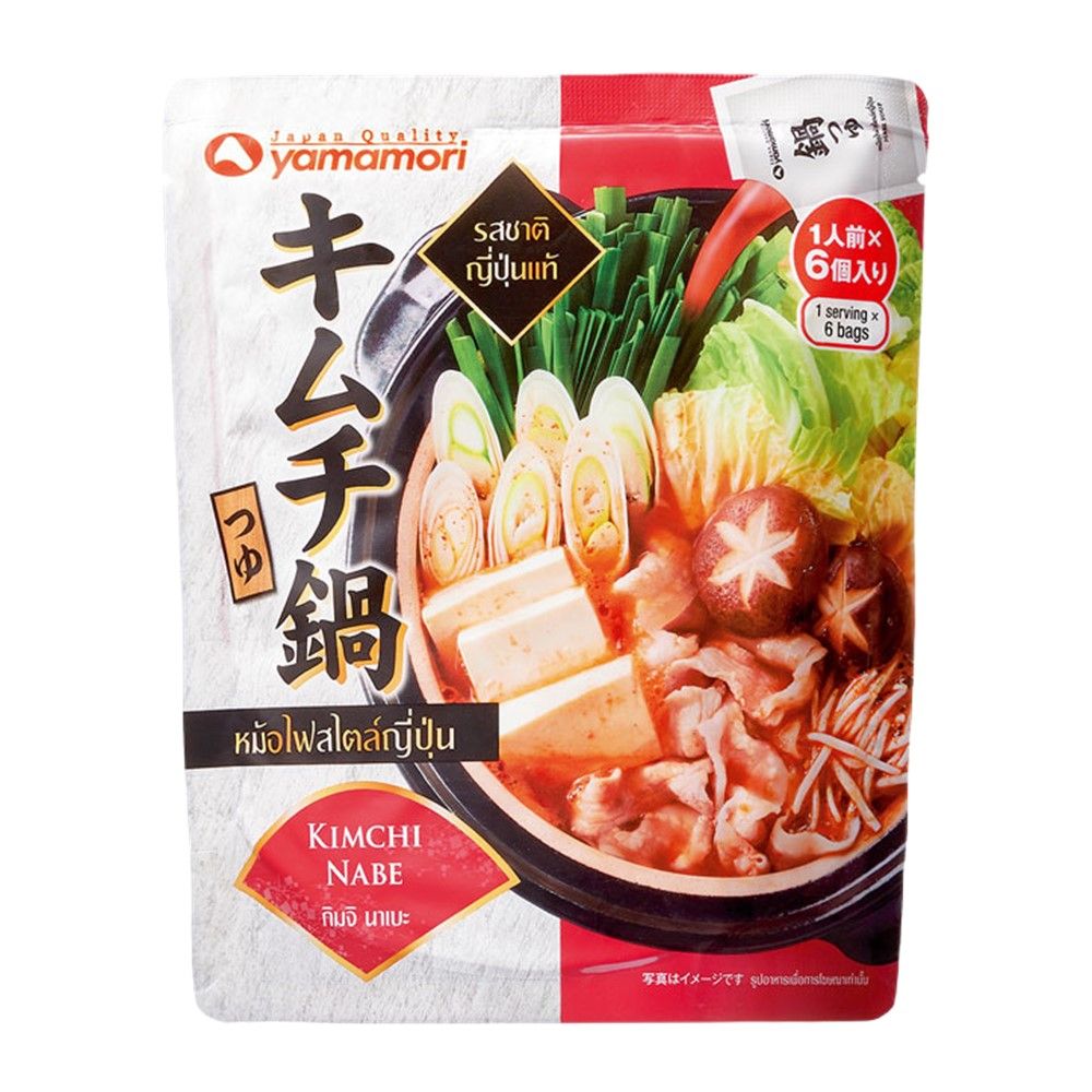YAMAMORI KIMCHI NABE SOUP 35ML PACK6
