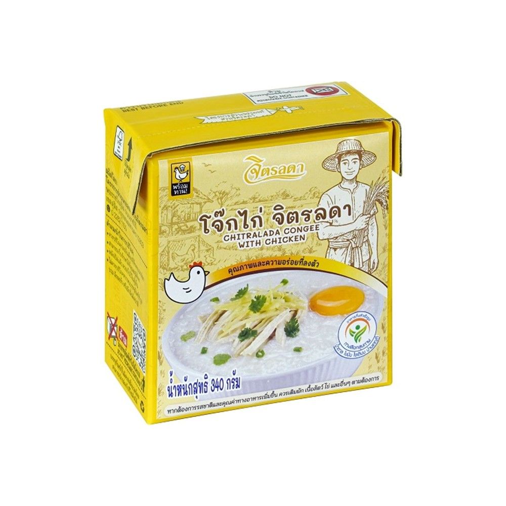 จิตรลดาโจ๊กไก่ 340 กรัม