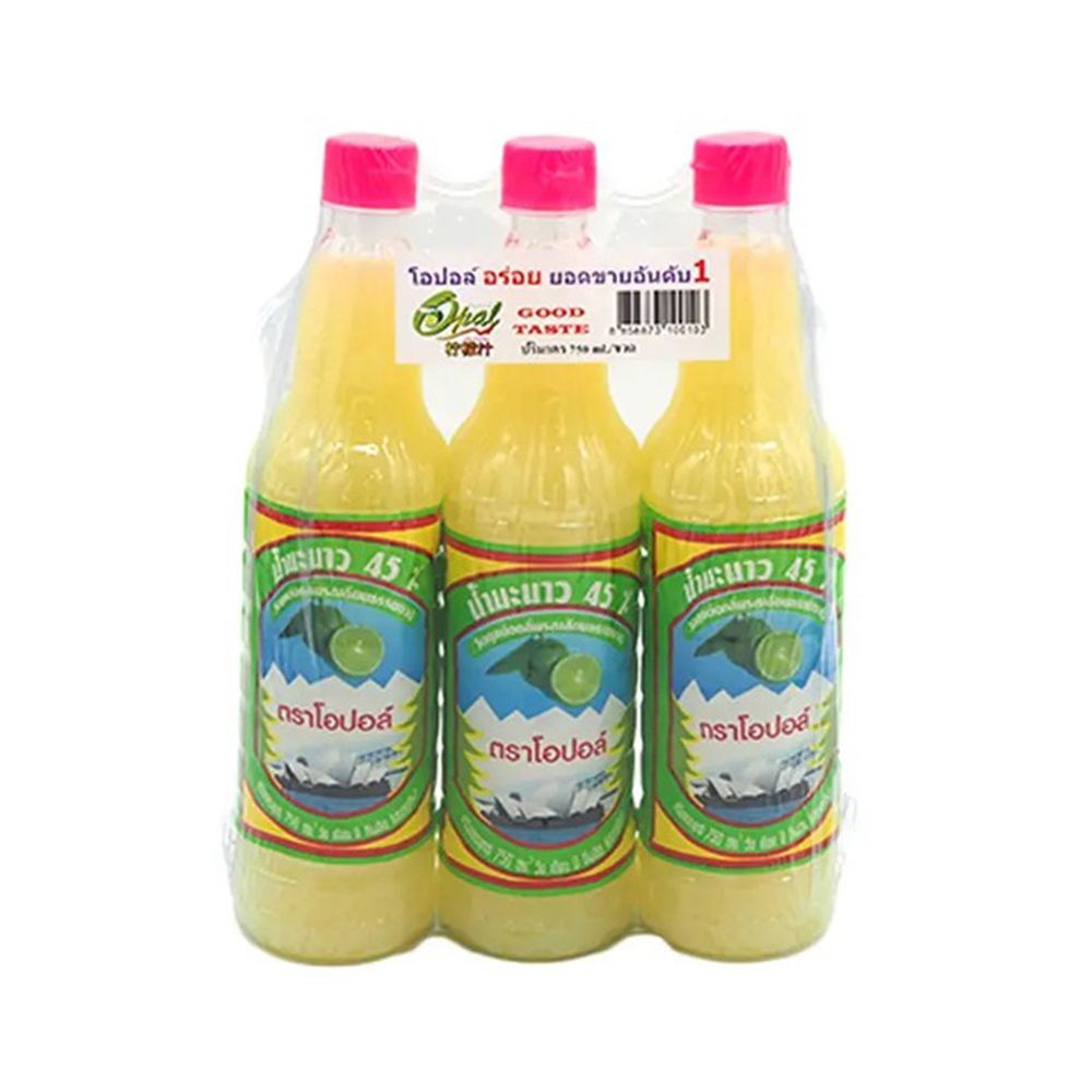 OPAL LEMON JUICE 45% 750 ML PACK 3
