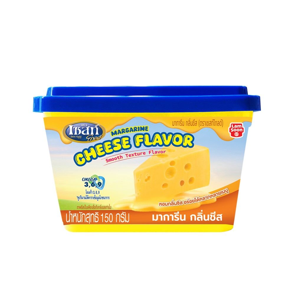 ZEST GOLD MARGARINE CHEESE FLAVOR 150G.