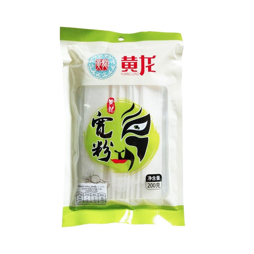 HUANG LONG POTATO WIDE VERMICELLI 200G
