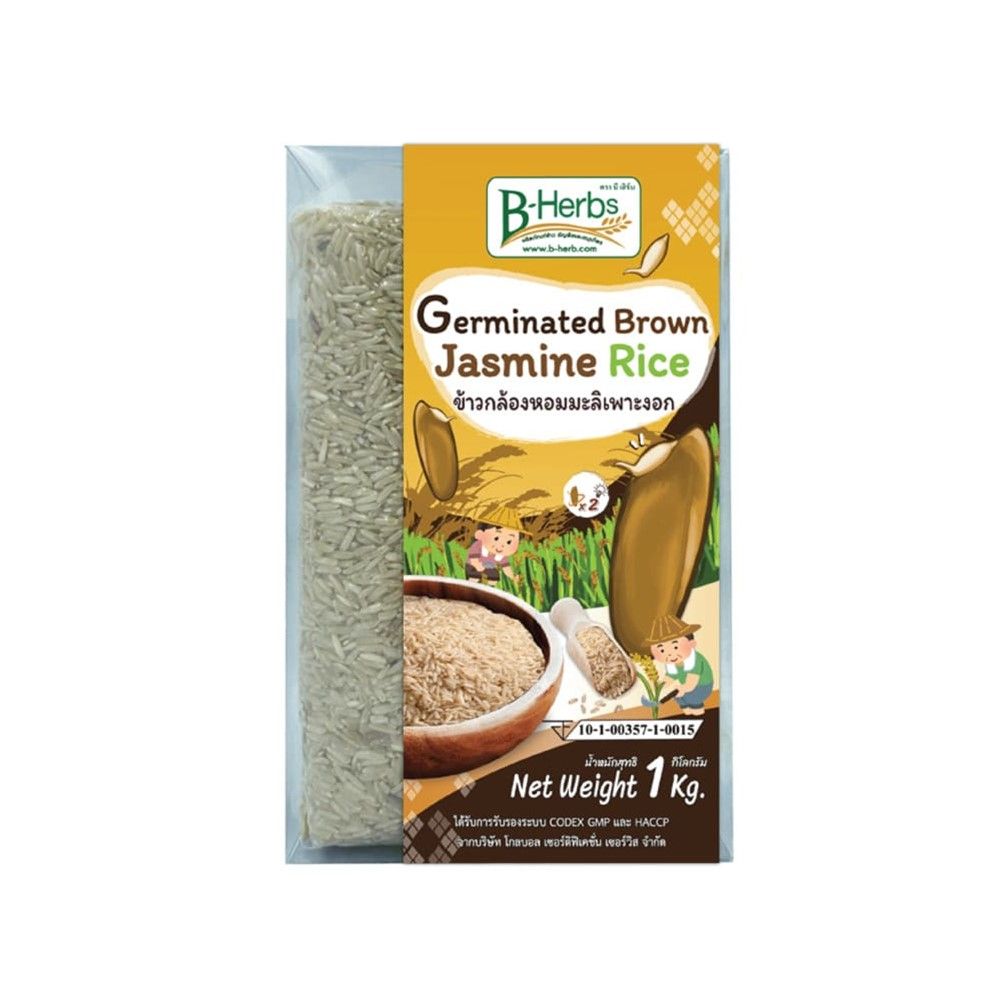 B-HERBS GERMINATED BROWN JASMINE RICE 1 KG