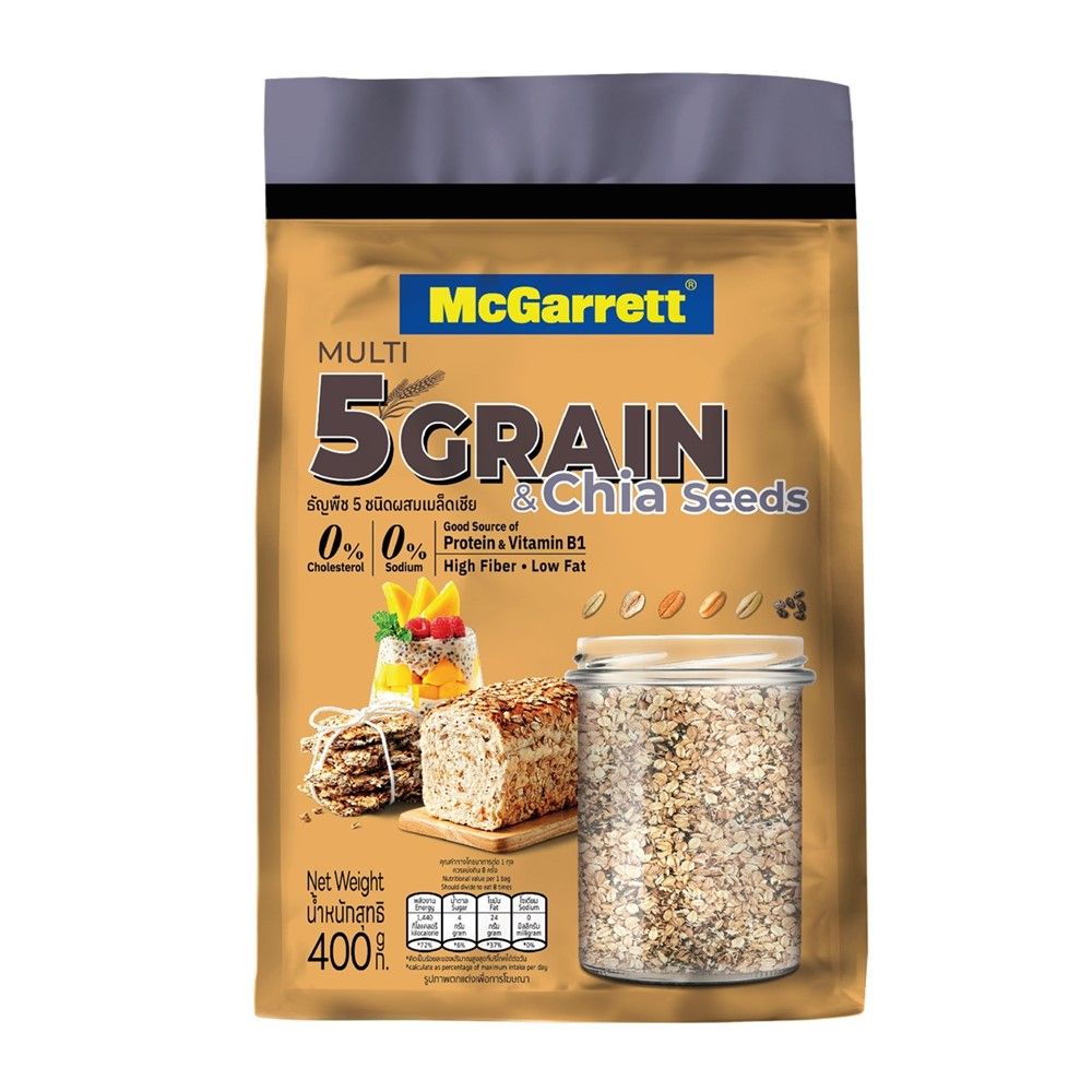 MCGARRETT MULTI 5 GRAINS CHIA SEEDS 400 G