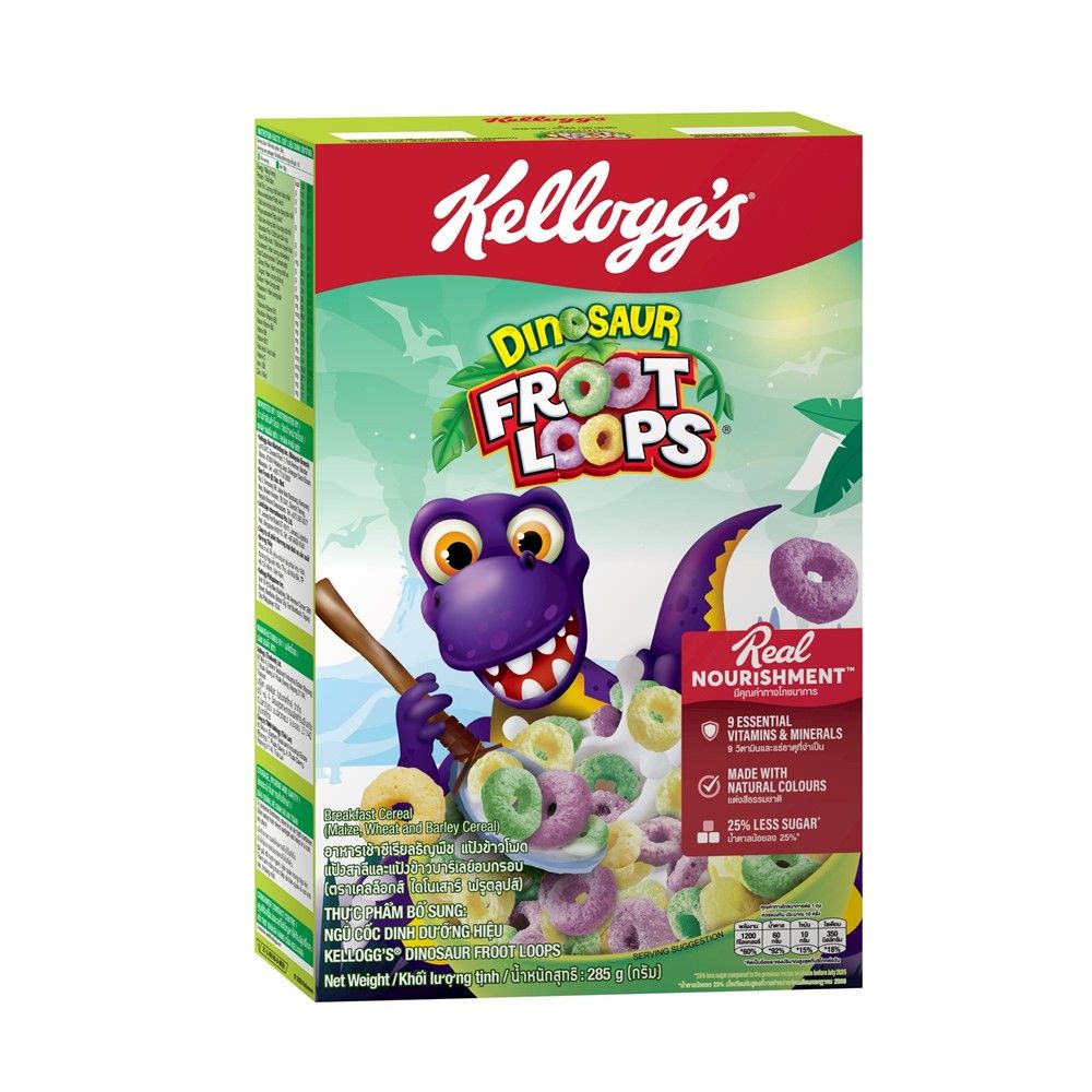 KELLOGGS DINOSAUR FROOT LOOPS 285 G
