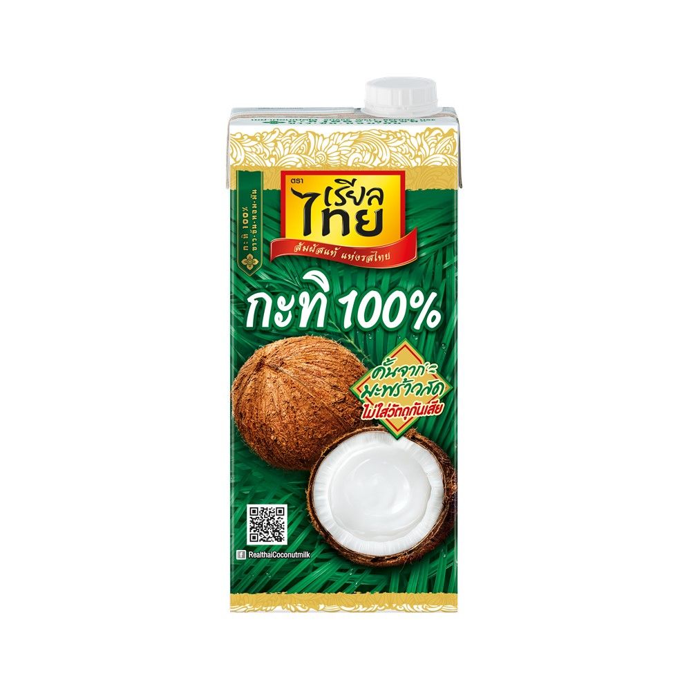 REAL THAI COCONUT MILK UHT 1000 ML