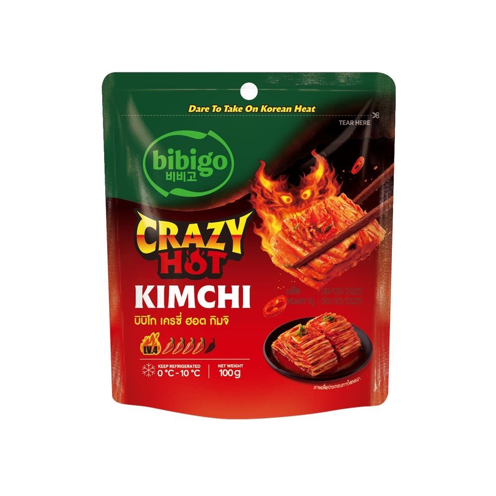 BIBIGO CRAZY HOT SLICED KIMCHI 100 G