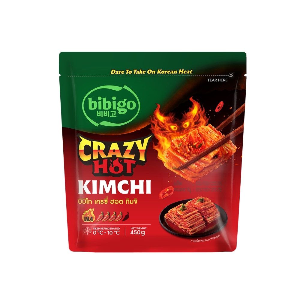 BIBIGO CRAZY HOT SLICED KIMCHI 450 G