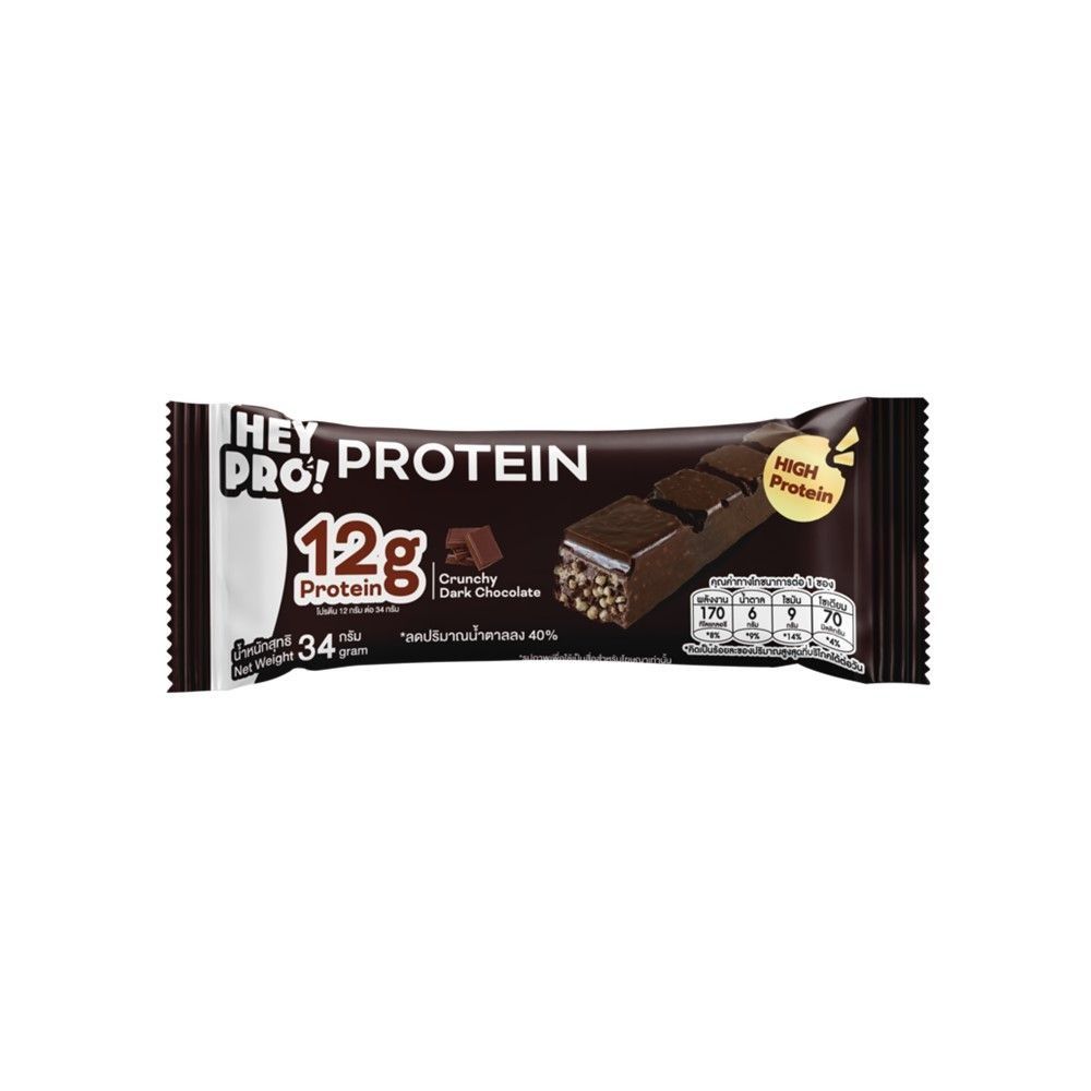 HEY PRO PROTEIN BAR DARK CHOCOLATE 34 G