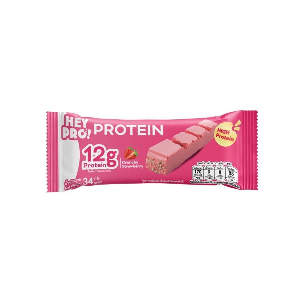 HEY PRO PROTEIN BAR STRAWBERRY 34 G