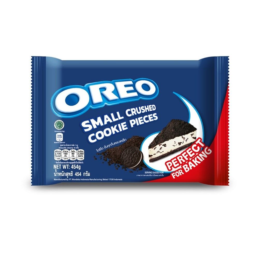 OREO SMALL CRUSHED COOKIE PIECES 454 G