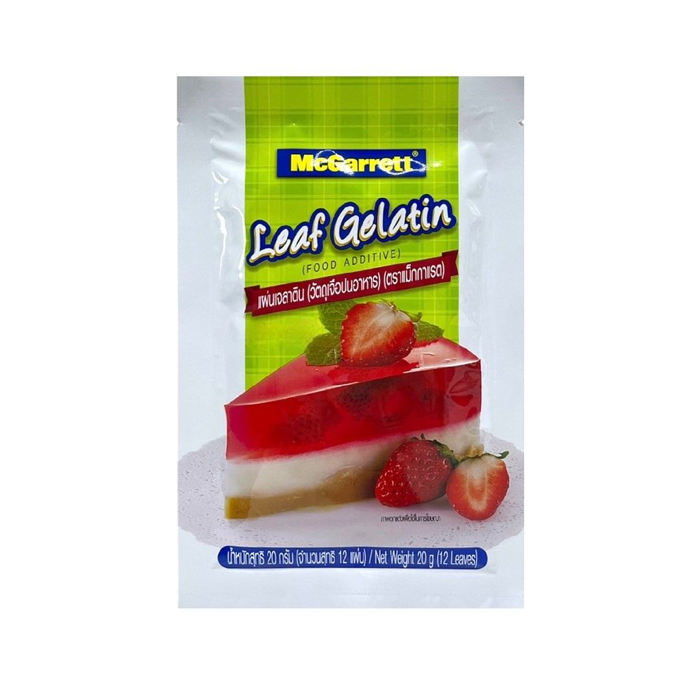MCGARRETT GELATIN LEAF 20 G