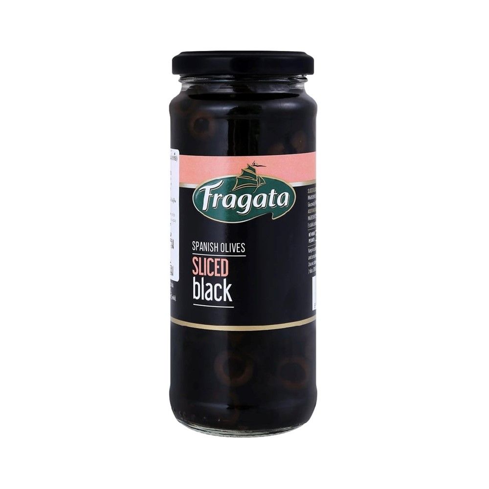 FRAGATA SLICED BLACK OLIVES IN BRINE 330 G