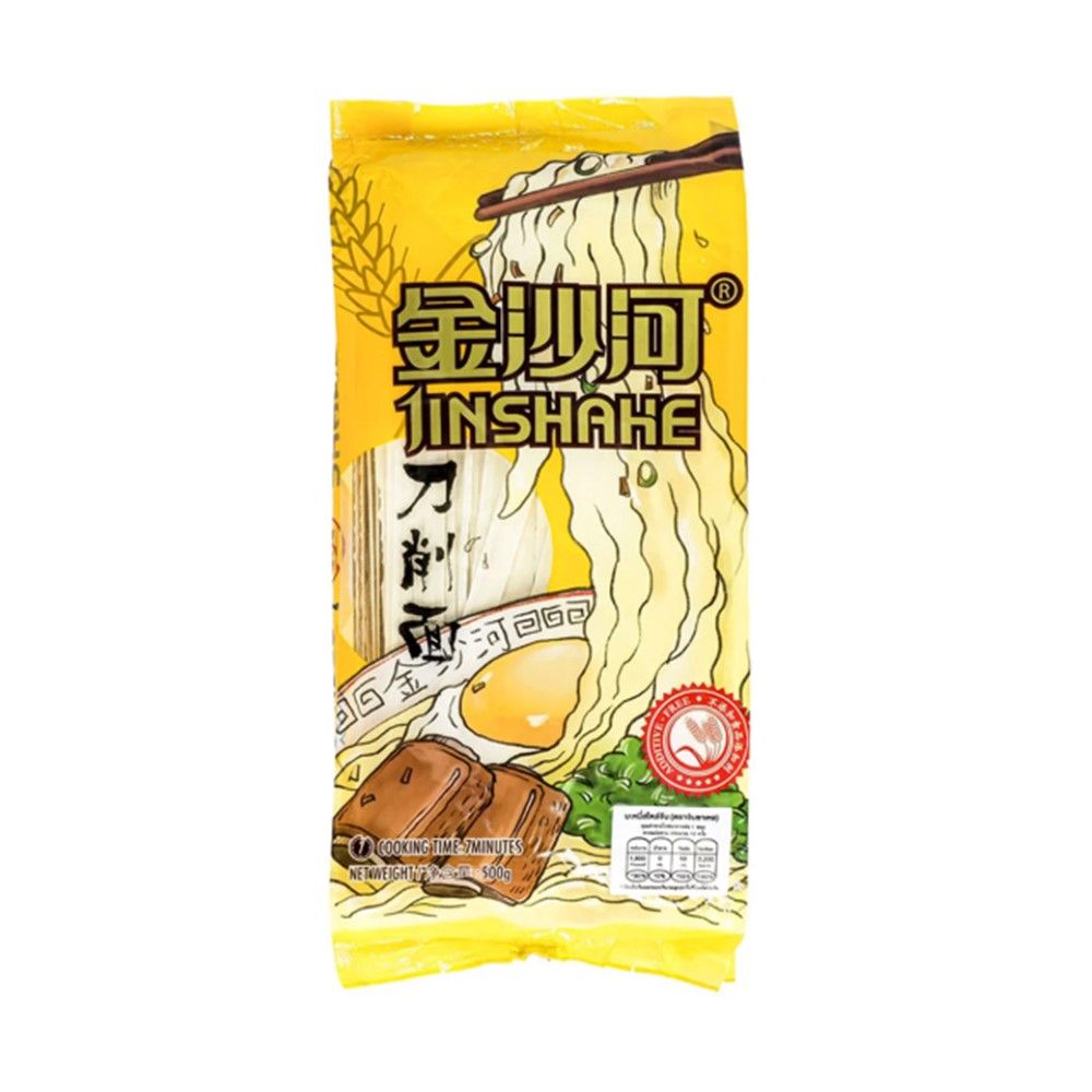 JINSHAHE CHINESE STYLE FLAT NOODLES 500 G