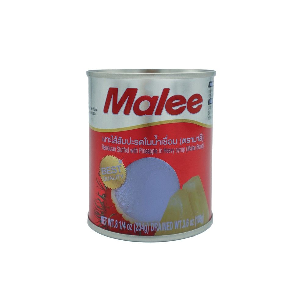 MALEE RAMBUTAN WITH PINEAPPLE IN SYRUP 8.25 OZ.