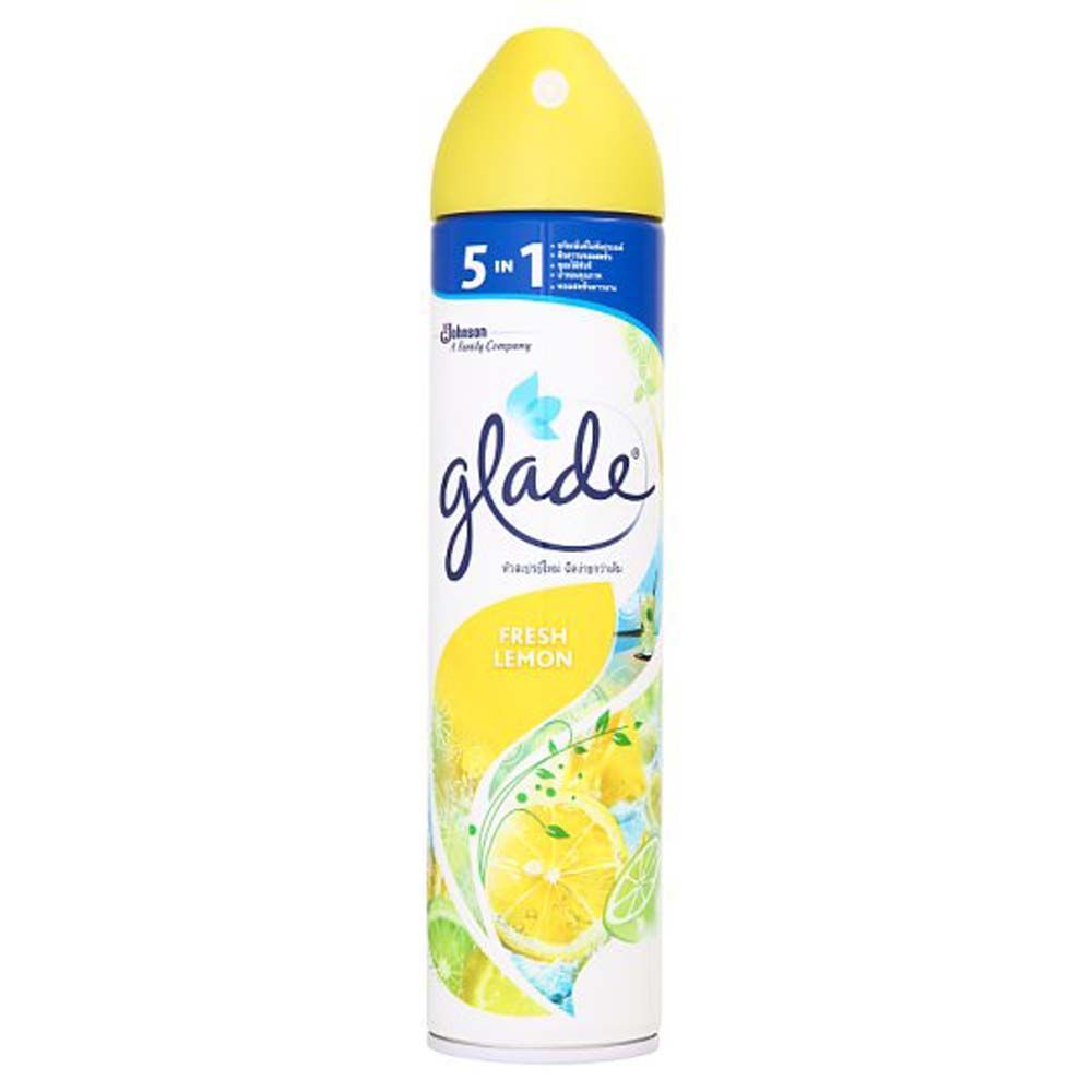 GLADE SPRAY FRESH LEMON 320 ML.