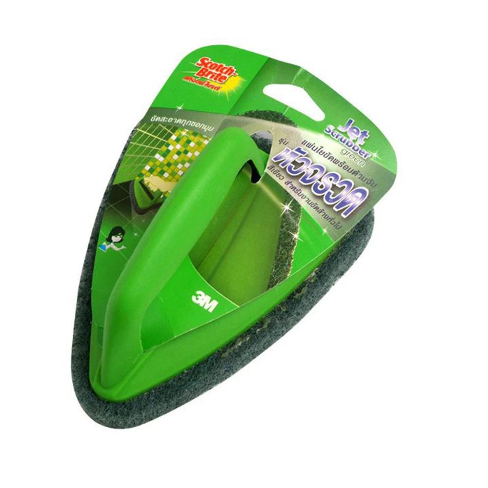 3M ใยขัดด้ามจับหัวเจ็ท สีเขียว