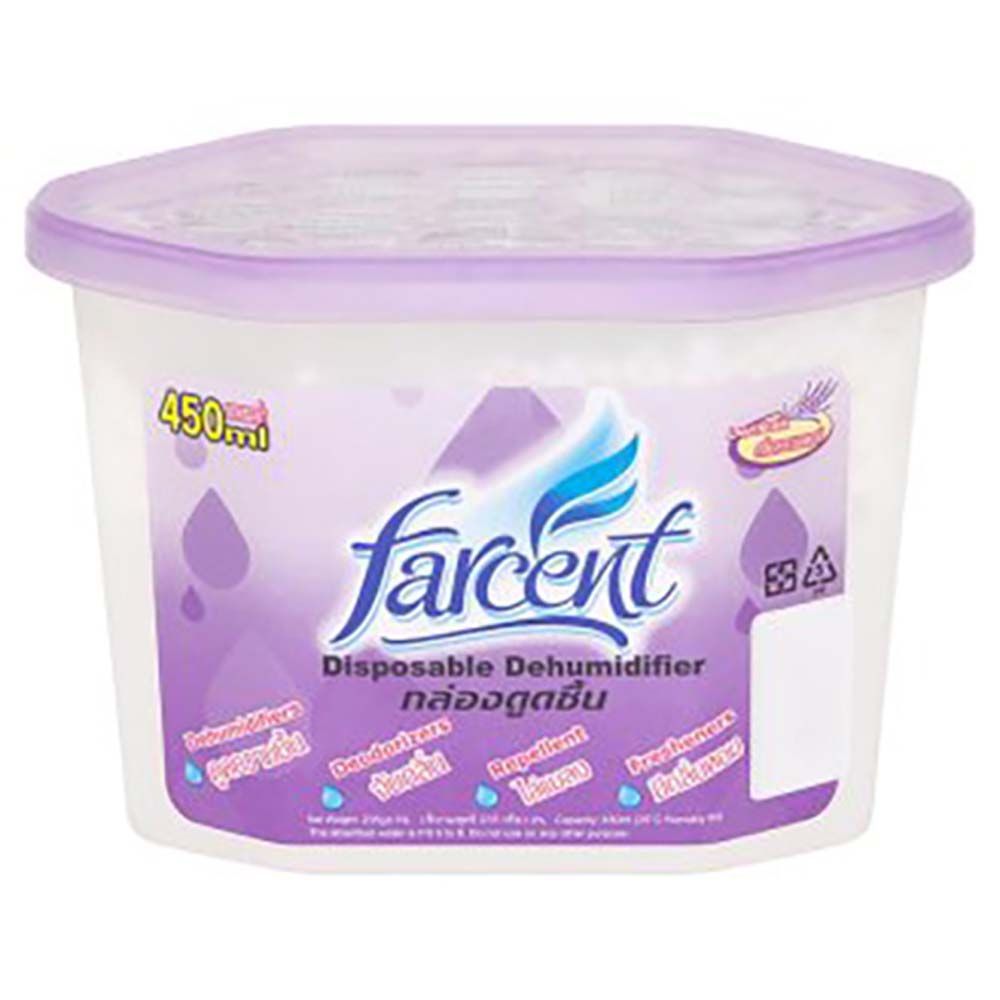 FARCENT DEHUMIDIFIER 450 ML.LAVENDOR