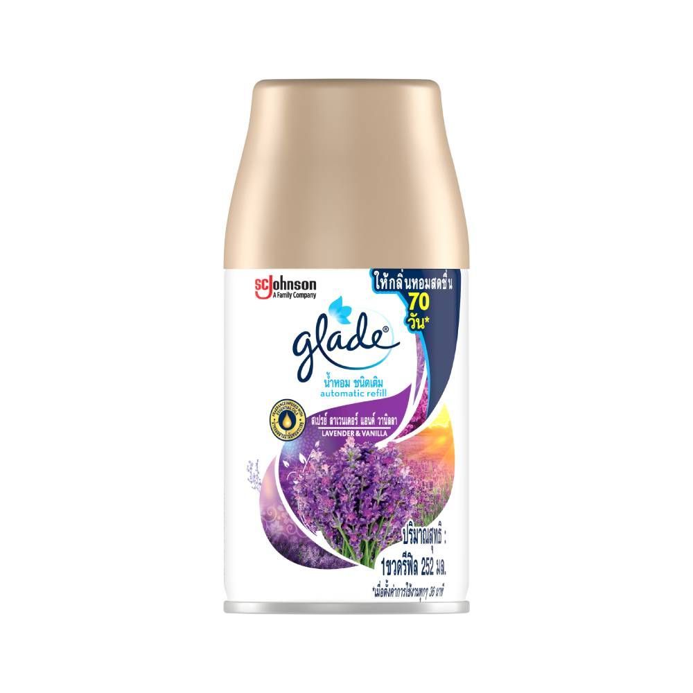 GLADE AUTO SPRAY LAVENDER REFILL 252 ML.