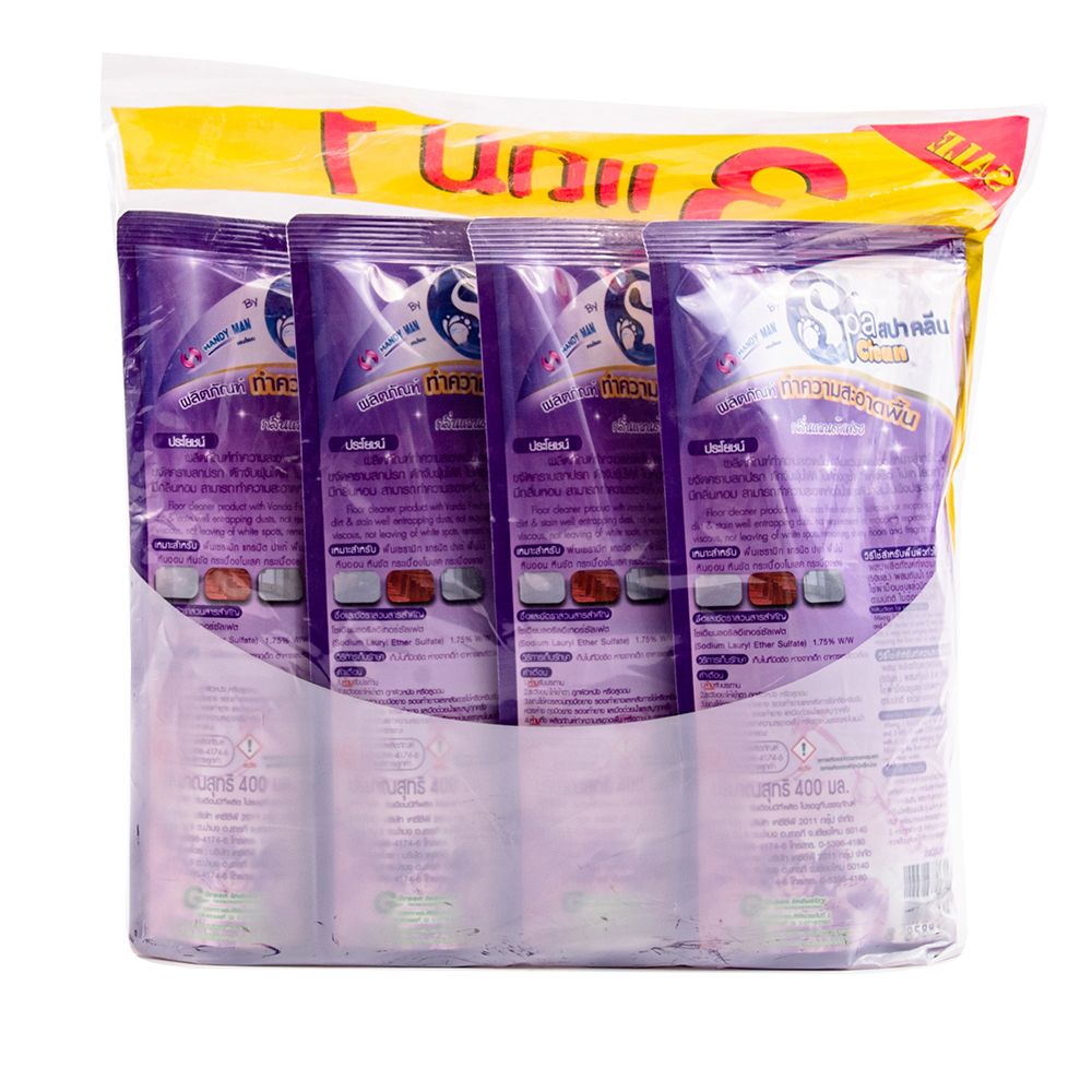 สปาคลีนน้ำยาถูพื้นแวนด้าเฟรช 400มล.X3