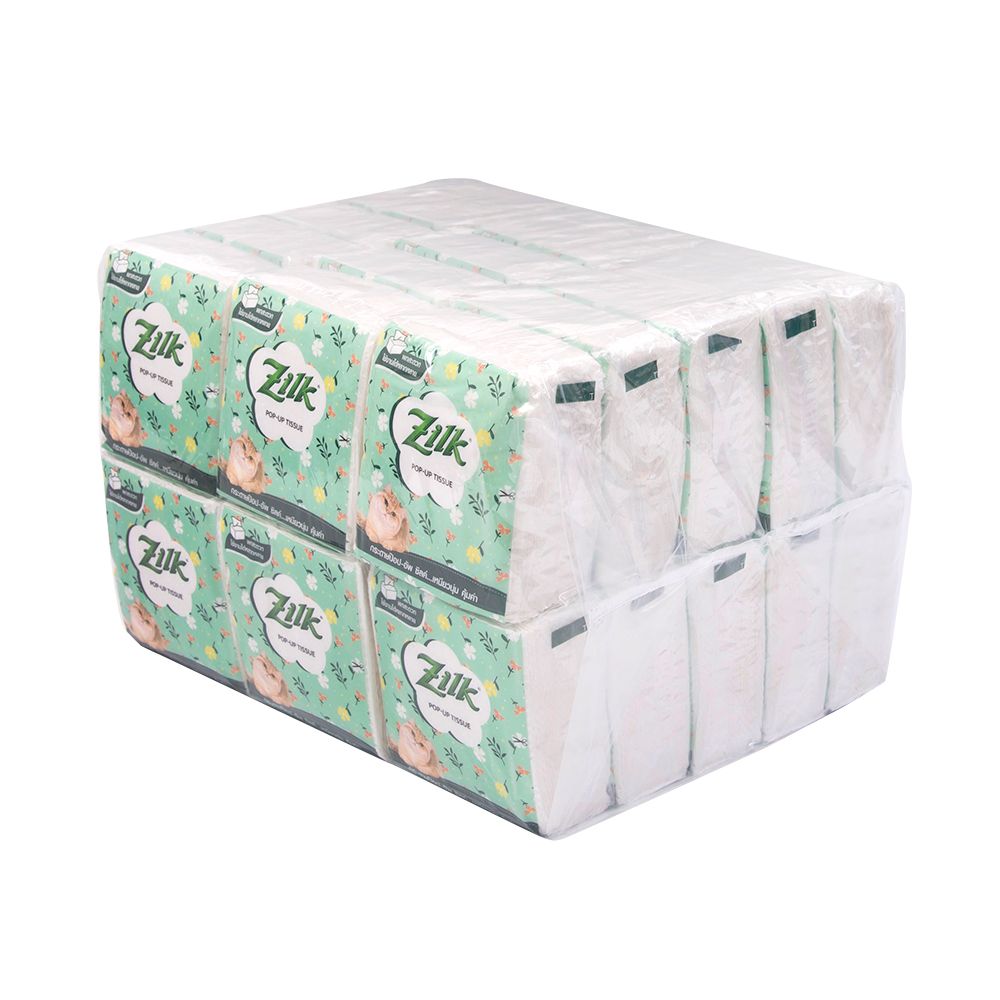 ซิลค์ กระดาษทิชชู ป๊อบอัพ 50แผ่น X30