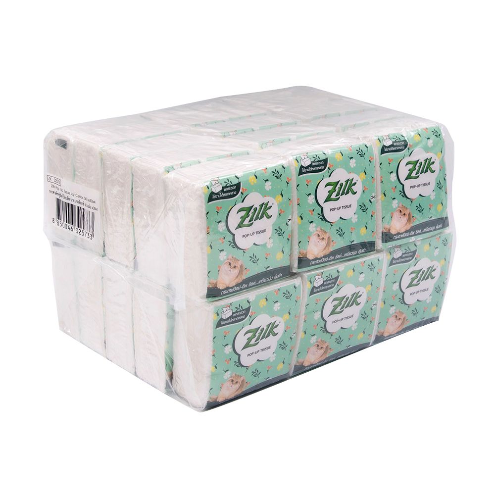 ซิลค์ กระดาษทิชชู ป๊อบอัพ 50แผ่น X30