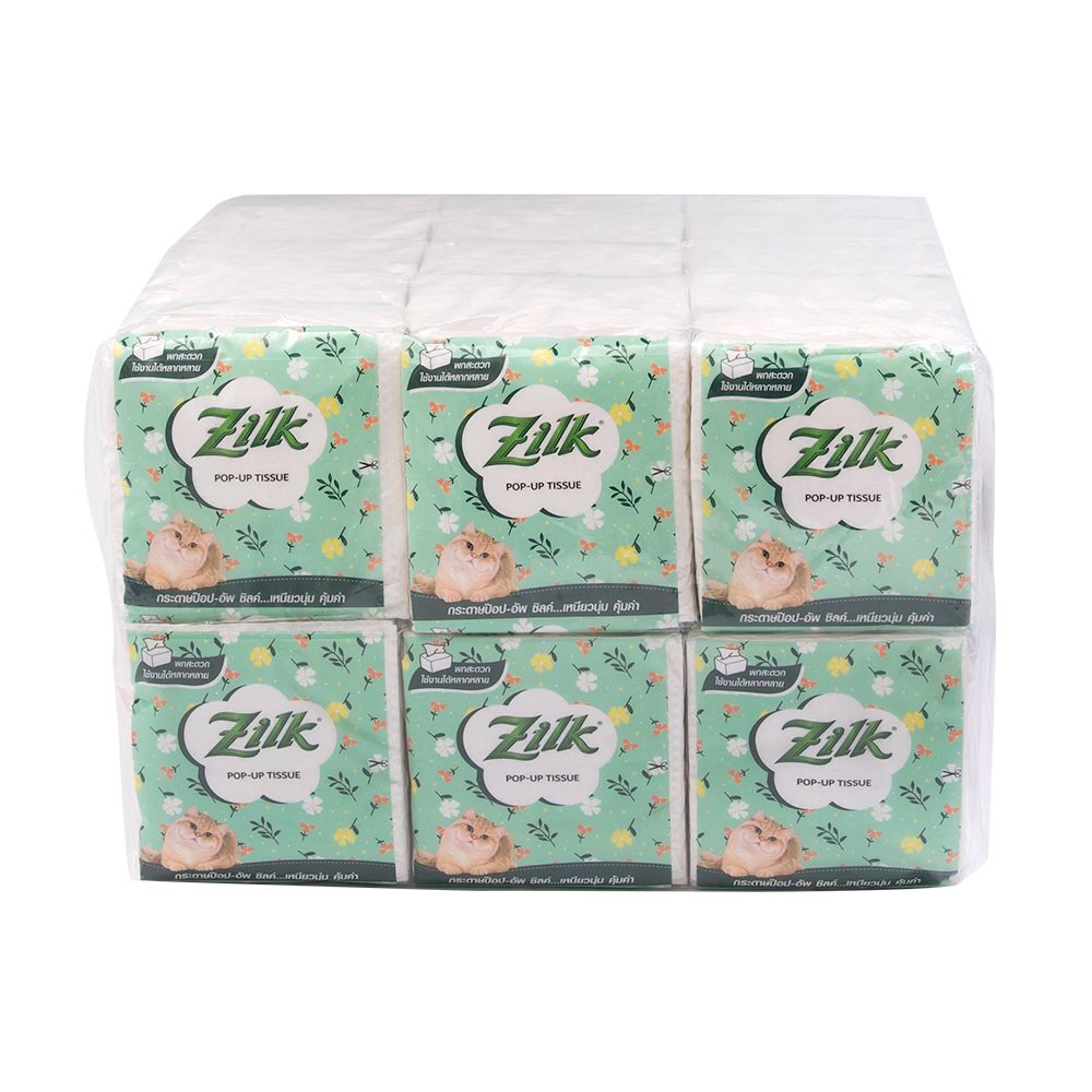 ซิลค์ กระดาษทิชชู ป๊อบอัพ 50แผ่น X30