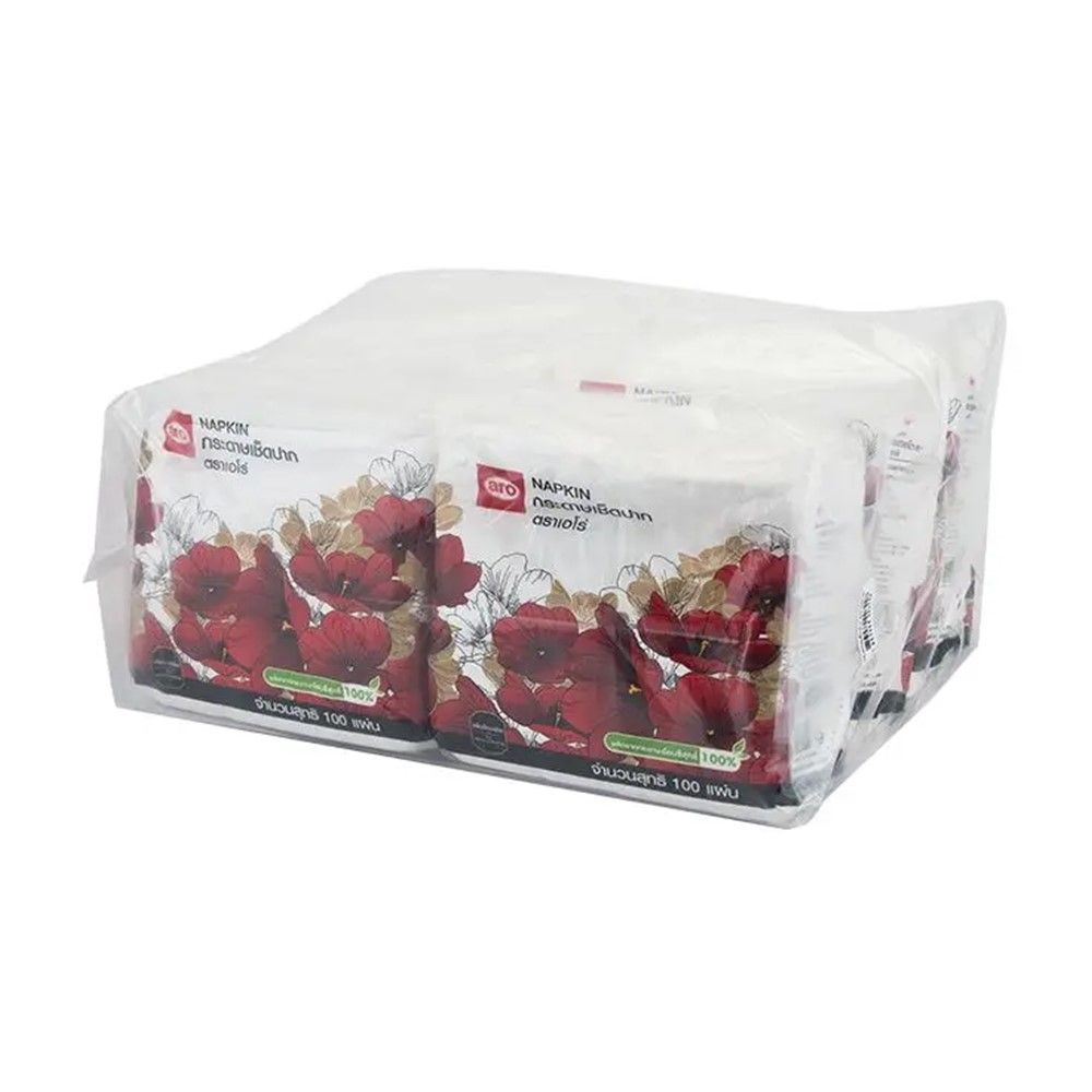 ARO COCKTAIL NAPKIN 30X30 CM. 100 PCS. PACK 6