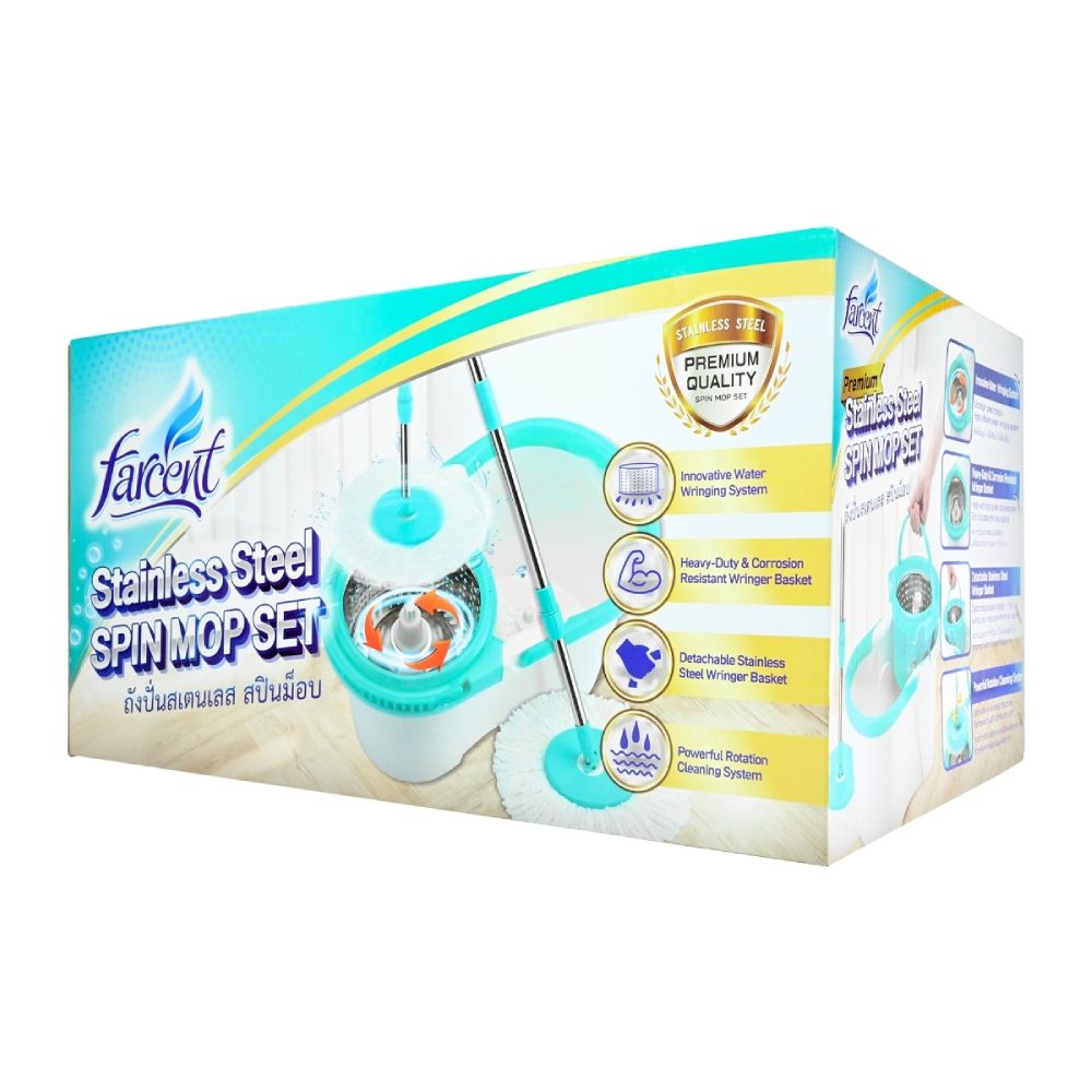 ฟาร์เซ็นท์ ถังปั่นสเตนเลส สปินม็อบ