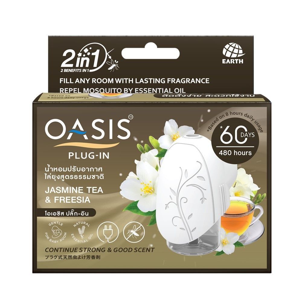 OASIS PLUG-IN SET JASMINE TEA 286 G.