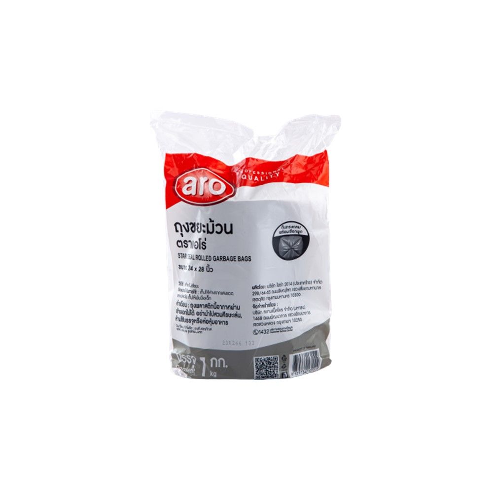 ARO GARBAGE BAGROLL 24X28INCH 1KG
