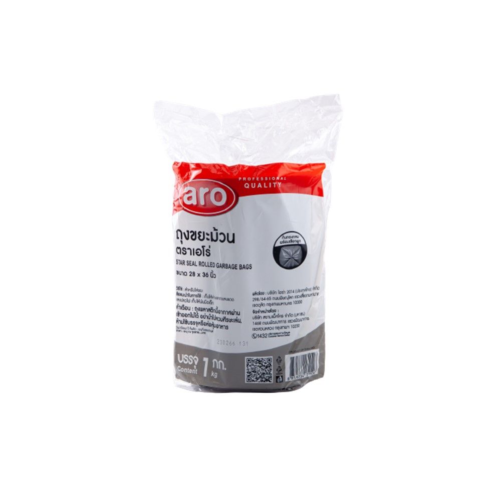 ARO GARBAGE BAGROLL 28X36INCH 1KG