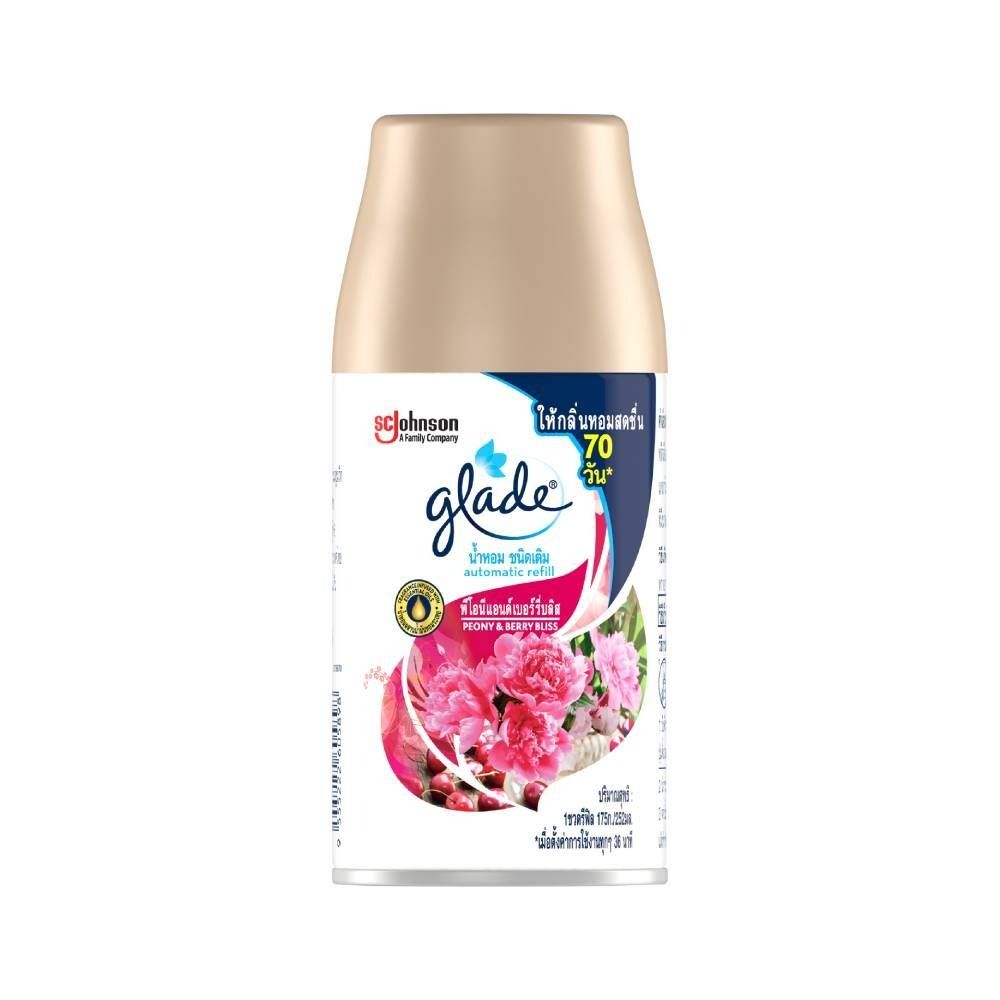 GLADE AUTO SPRAY PEONY REFILL 252 ML.