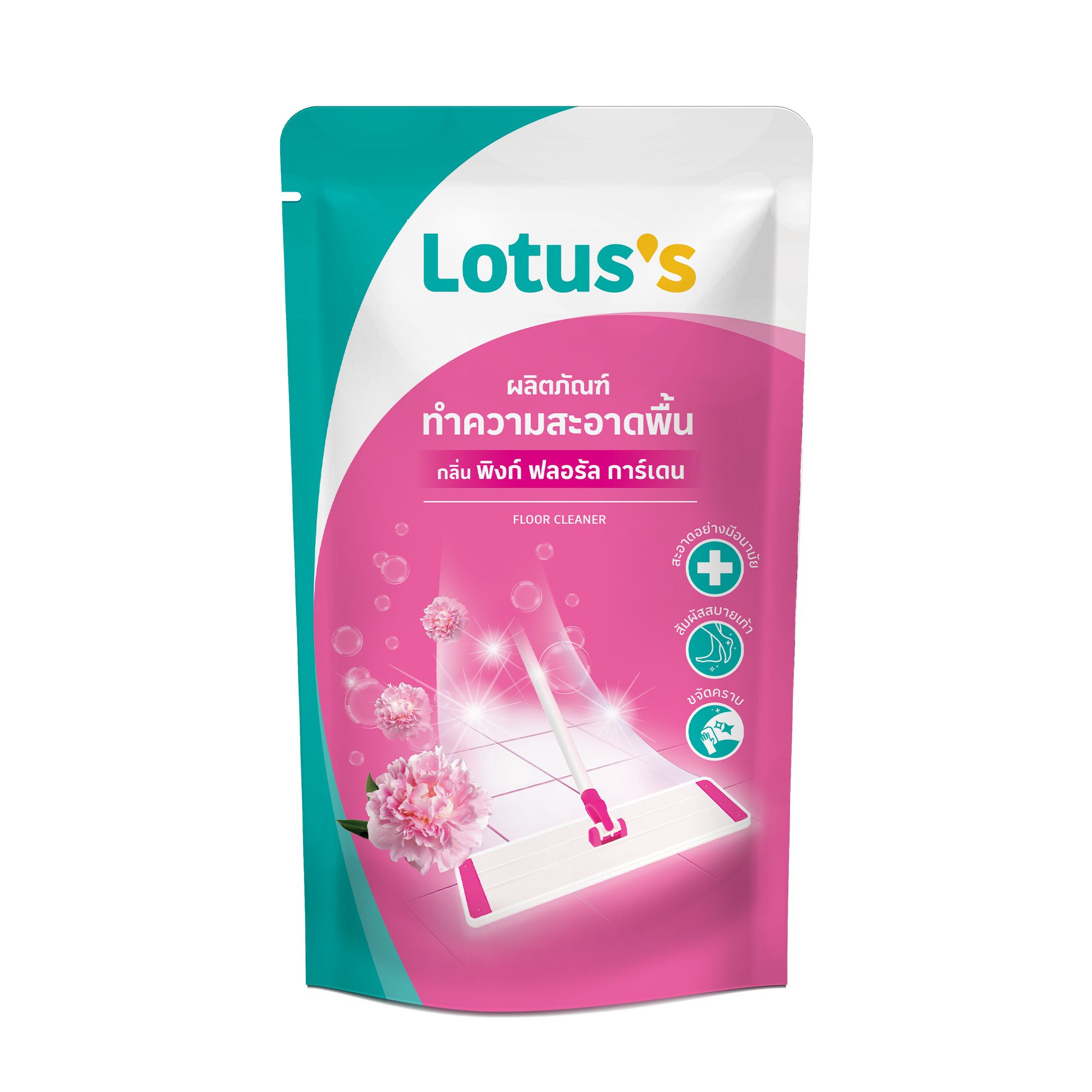 LOTUSS FLOOR CLEANER PINK FLORAL 800ML.